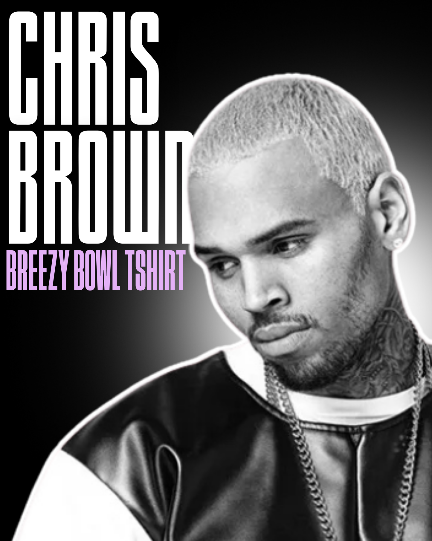 Custom Breezy Bowl T-shirt with Glitter Vinyl & DTF Print – Personalized Colors, Front & Back Design