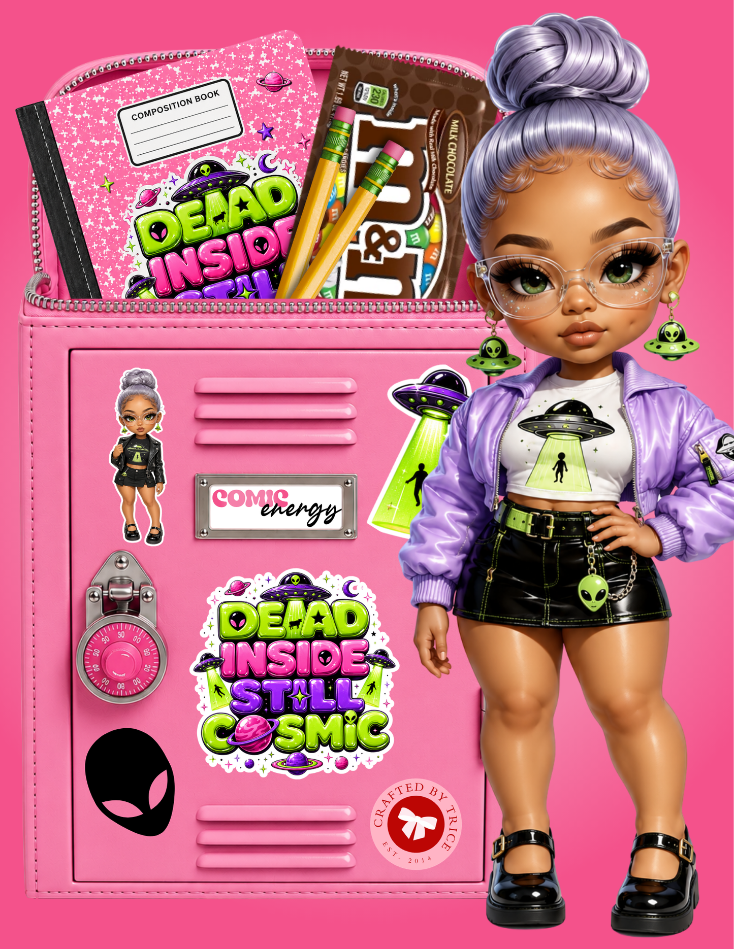 Back to school illusion bag locker bundle