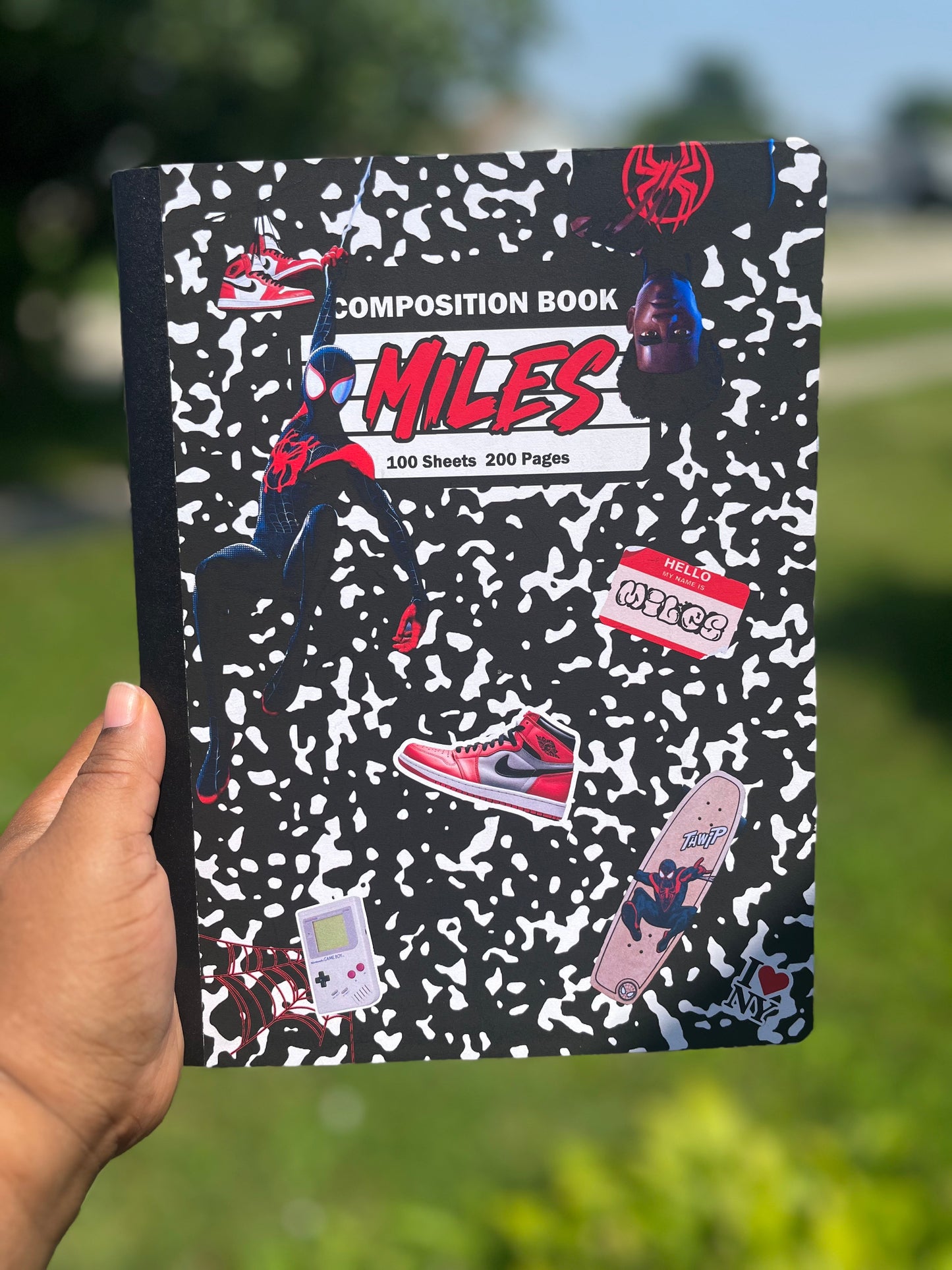 Composition Notebook Miles Morales Spider-Man