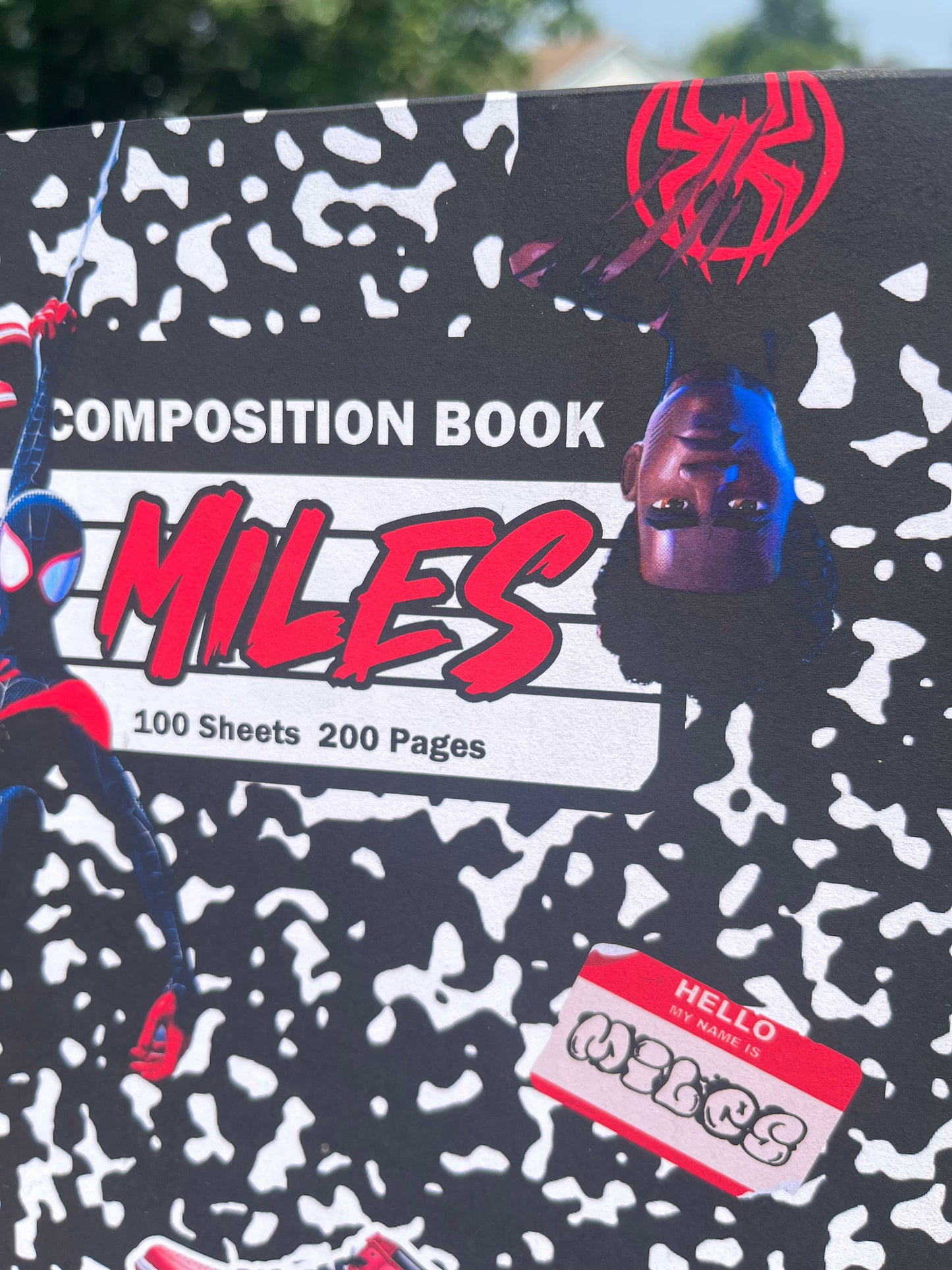 Composition Notebook Miles Morales Spider-Man