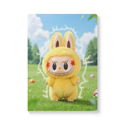 Cute Labubu Softcover Journal , Playful Notebook, Stationery, Gifts for Students, Anime Show Inspired