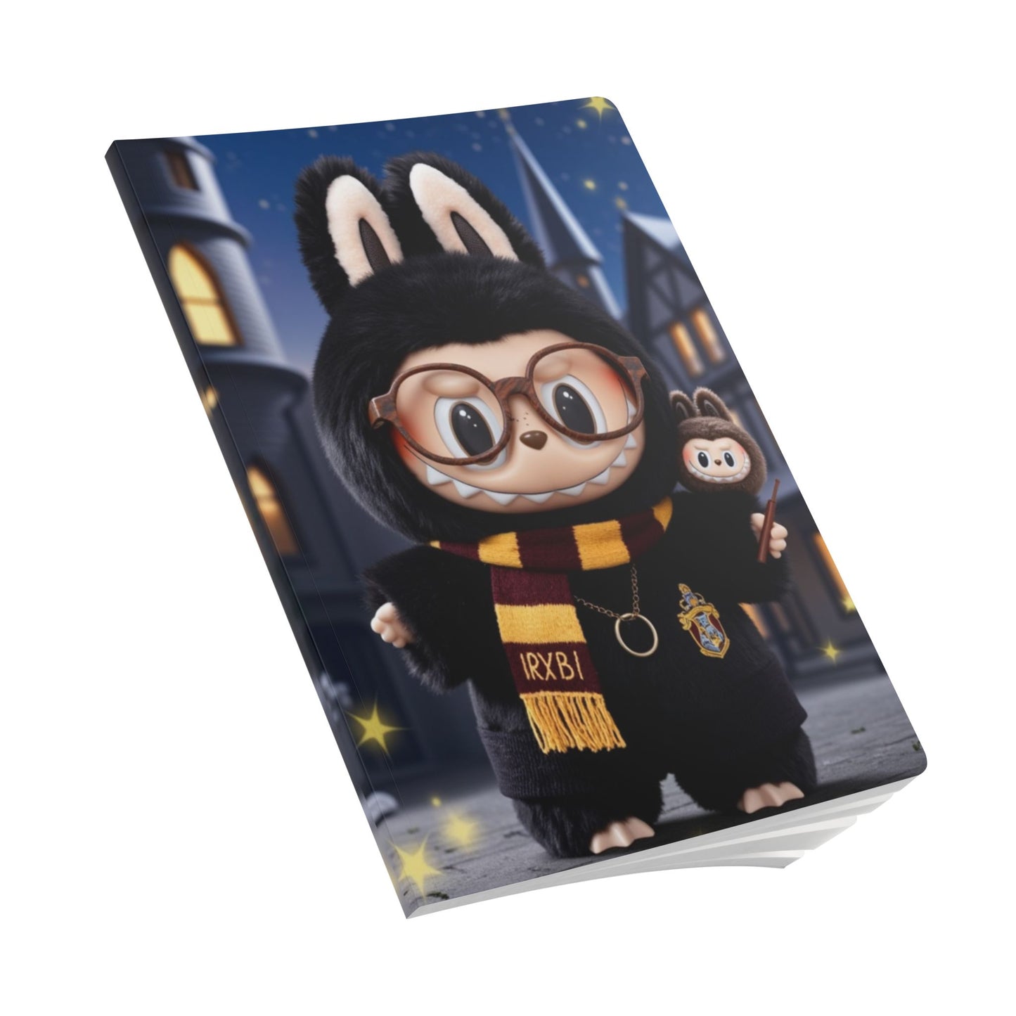 Harry Potter Inspired Labubu Softcover Journal