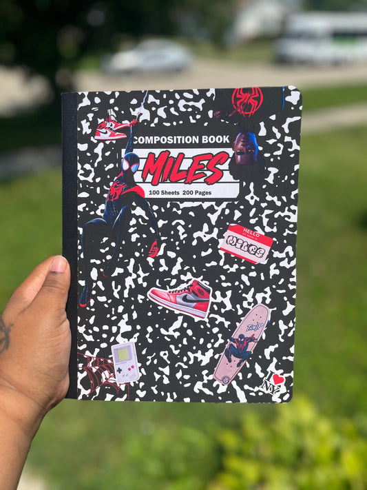 Composition Notebook Miles Morales Spider-Man