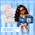 Illusion Bag AI Design Bundle | 4 Bag Templates + 4 Free AI Prompts + Prompt Guide | Instant Download